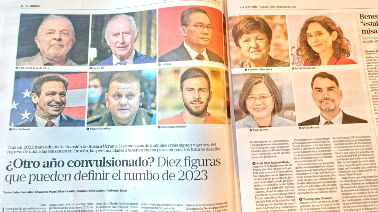Isabel Díaz Ayuso, entre las 10 figuras decisivas para el 2023 según 'La Nación'