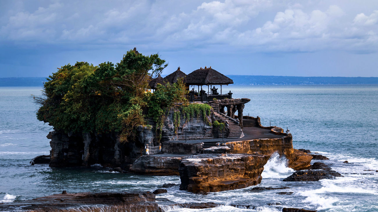 Tanah Lot, en Bali, Indonesia