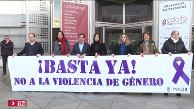 Minuto de silencio en Cibeles contra la violencia machista