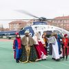 Los Reyes Magos llegarán a Getafe en helicóptero para iniciar la Cabalgata