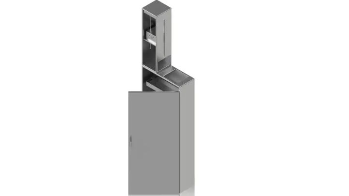 Recipiente para recoger los envases de plástico y compactarlos en el acto / Club de Inventores Españoles