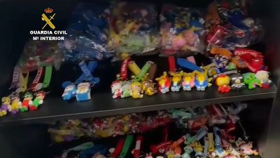 Requisados en Madrid más de 44.000 juguetes  por peligrosos o falsificados