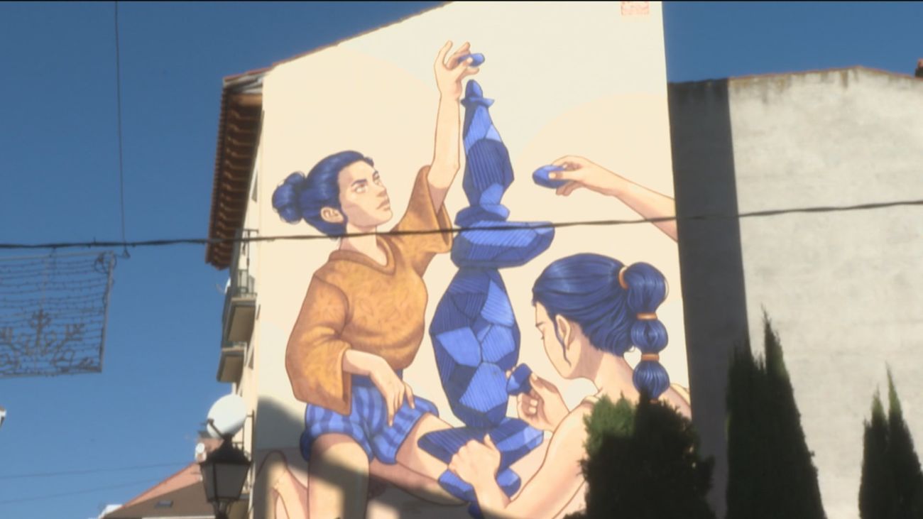 Arte urbano en la sierra de Madrid