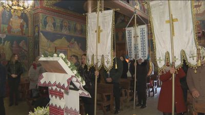 Los ucranianos que viven en Madrid celebran una misa para cerrar su Navidad