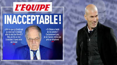 La intrahistoria del duro ataque del presidente de la Federación francesa a Zidane