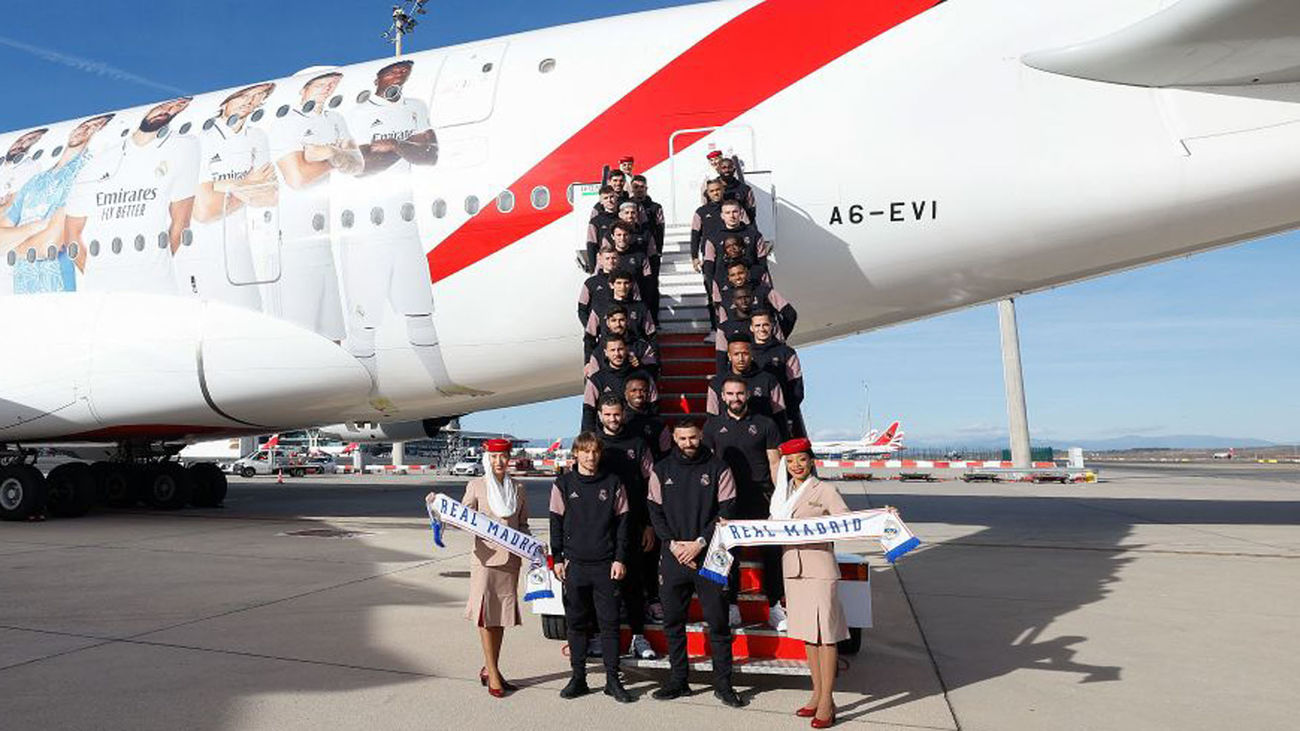 El Real Madrid, rumbo a Riad