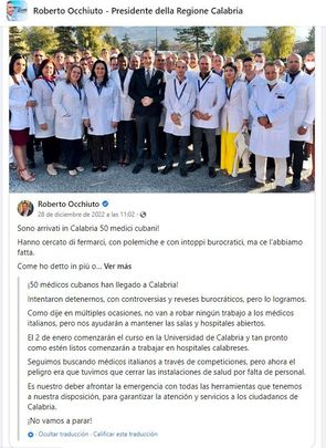 FB Presidente de Calabria, Italia / ROBERTO OCCHIUTO