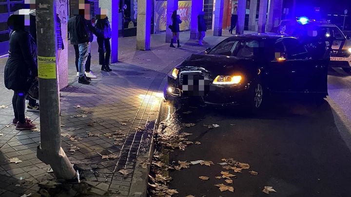 Conductor ebrio / @policiavaldmoro