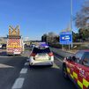 Un accidente en la A-5 complica el tráfico de entrada a Madrid