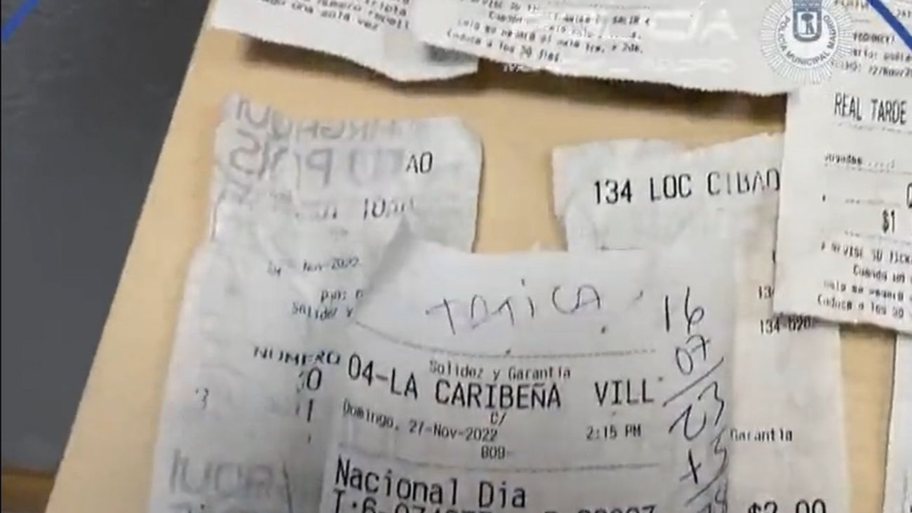 Incautados 240 boletos de lotería y practicadas 15 denuncias en salones de juego en Usera