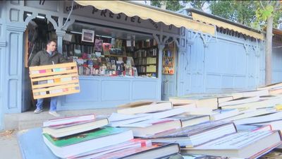 Hugo, librero y barrendero en Madrid