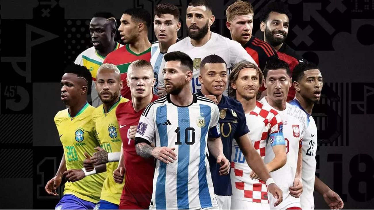 Benzema, Messi, Mbappé y Vinicius, entre los nominados a The Best 2022