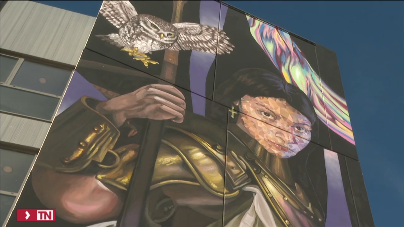 Un mural al aire libre pintado en Alcobendas opta al mejor del mundo de 2022