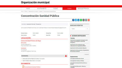 El Ayuntamiento de Rivas Vaciamadrid convoca a protestar contra la política sanitaria de la Comunidad de Madrid