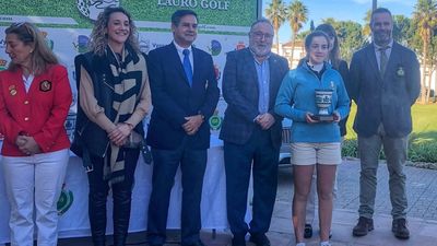 Paula Martín, tercera en la Copa Andalucía de golf