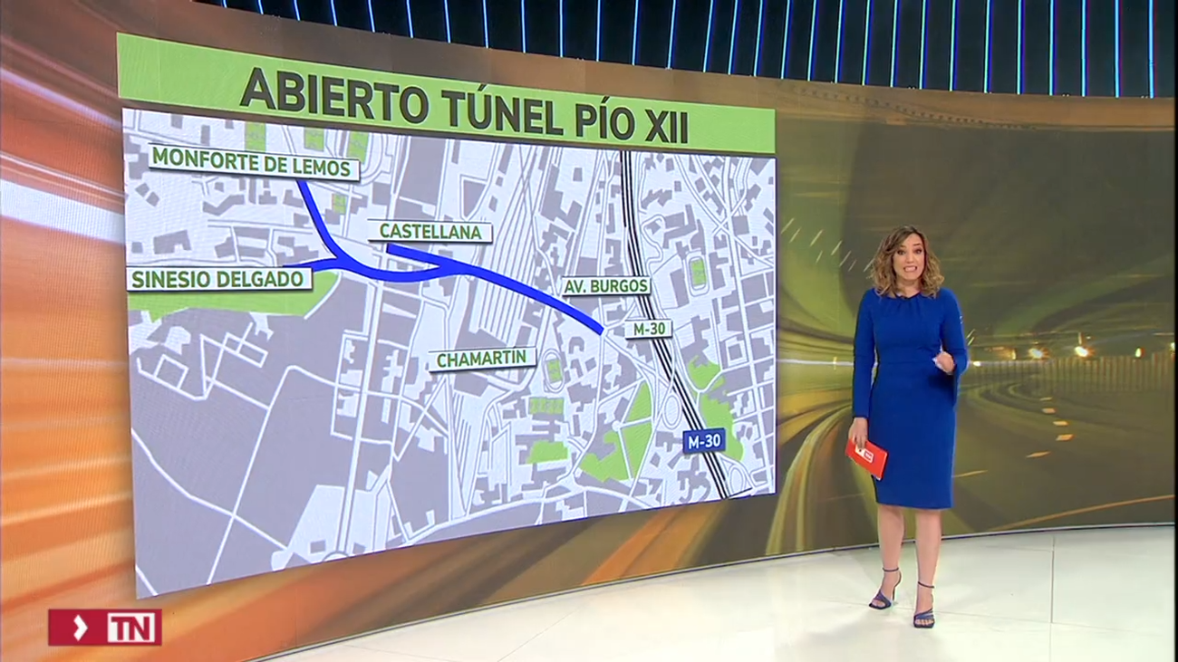 Reabierto el túnel de Pío XII tras culminar las obras