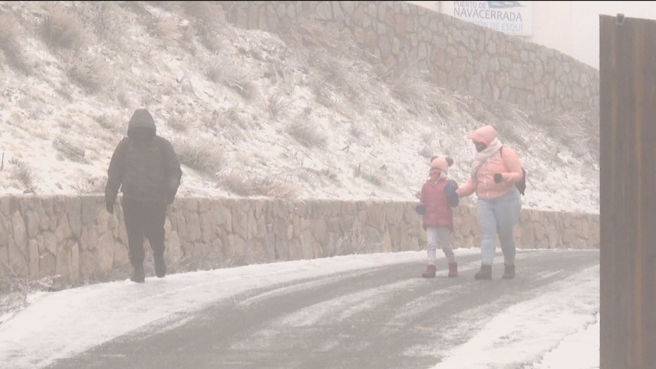 Activada la alerta también por nieve en la sierra de Madrid