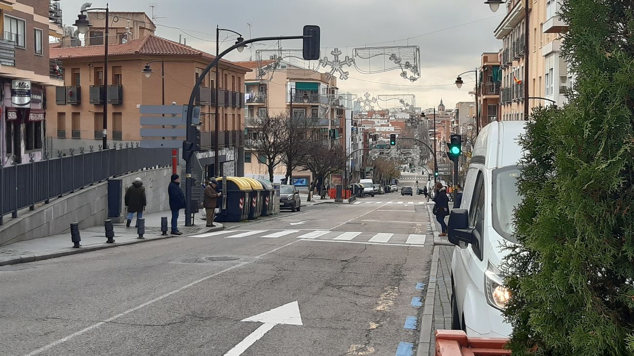 La Calle Real de Sanse, cortada parcialmente un mes  por obras del Canal