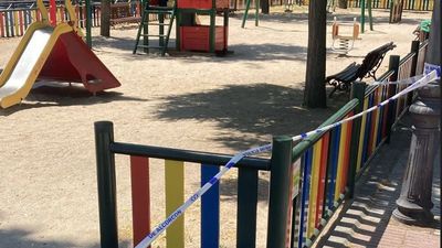 Alcorcón cierra por viento sus parques, zonas infantiles y áreas deportivas