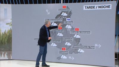 Tiempo en Madrid: la nieve puede caer en la capital este martes por la tarde