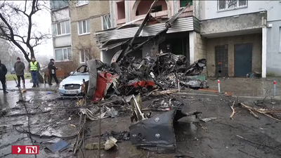 Muere el ministro ucraniano del Interior tras estrellarse en Kiev el helicóptero en que viajaba