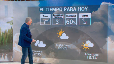Tiempo en Madrid: Desplome de temperaturas este miércoles con el viento del norte azotando la región