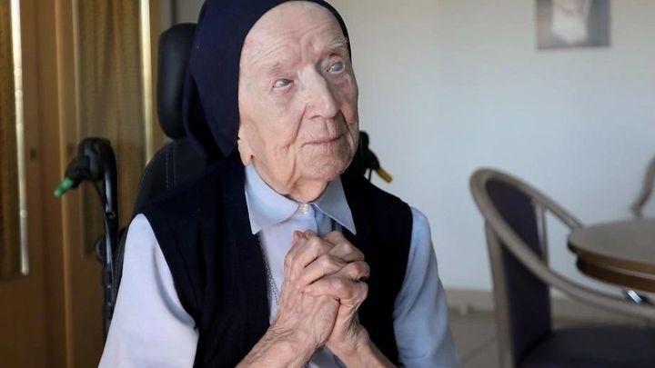 La monja francesa Lucile Randon, la persona  más longeva del mundo / EUROPA PRESS