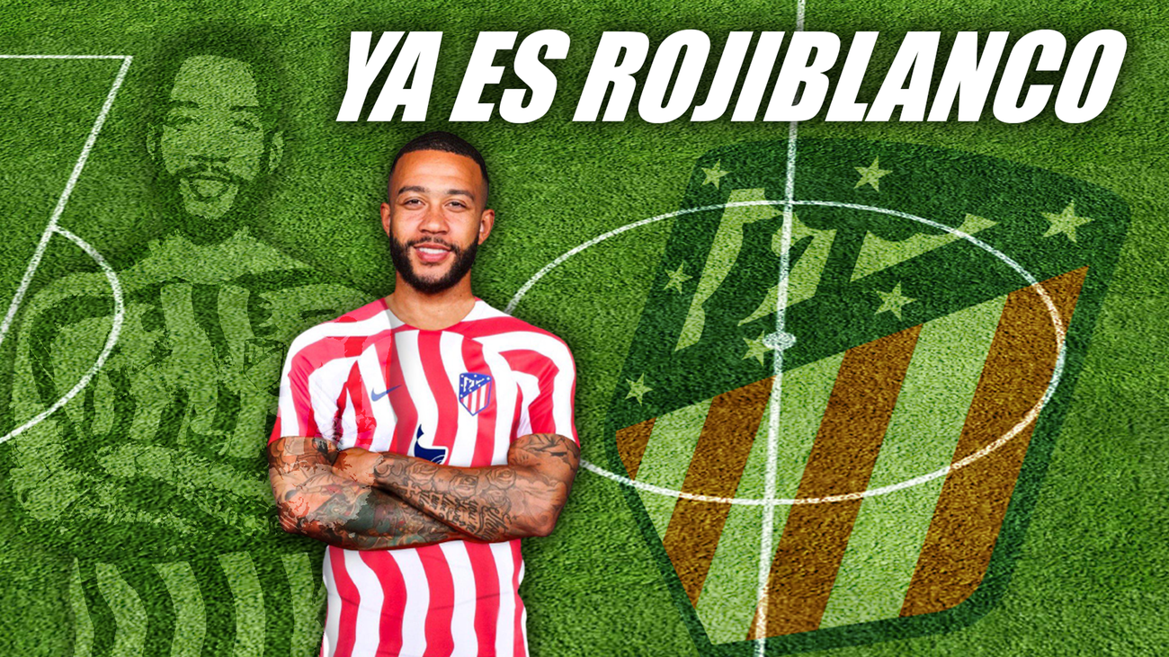 Memphis ya se entrena con el Atlético de Madrid