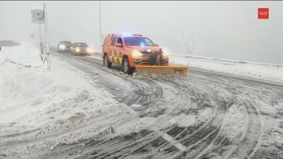 Necesario el uso de cadenas en los puertos de Navacerrada, Cotos, Morcuera y Navafría