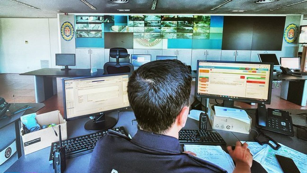 Sala de control de Policía Local de Granada