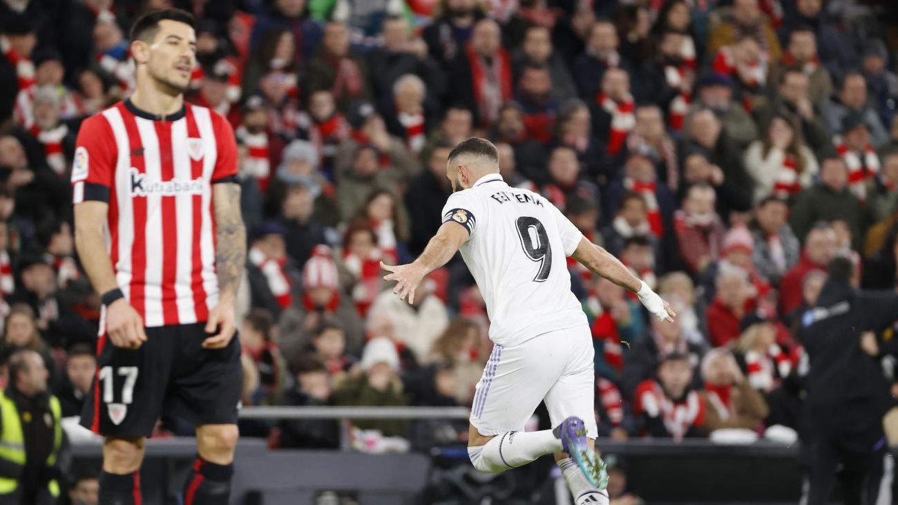 El Madrid vence 0-2 y convence en San Mamés