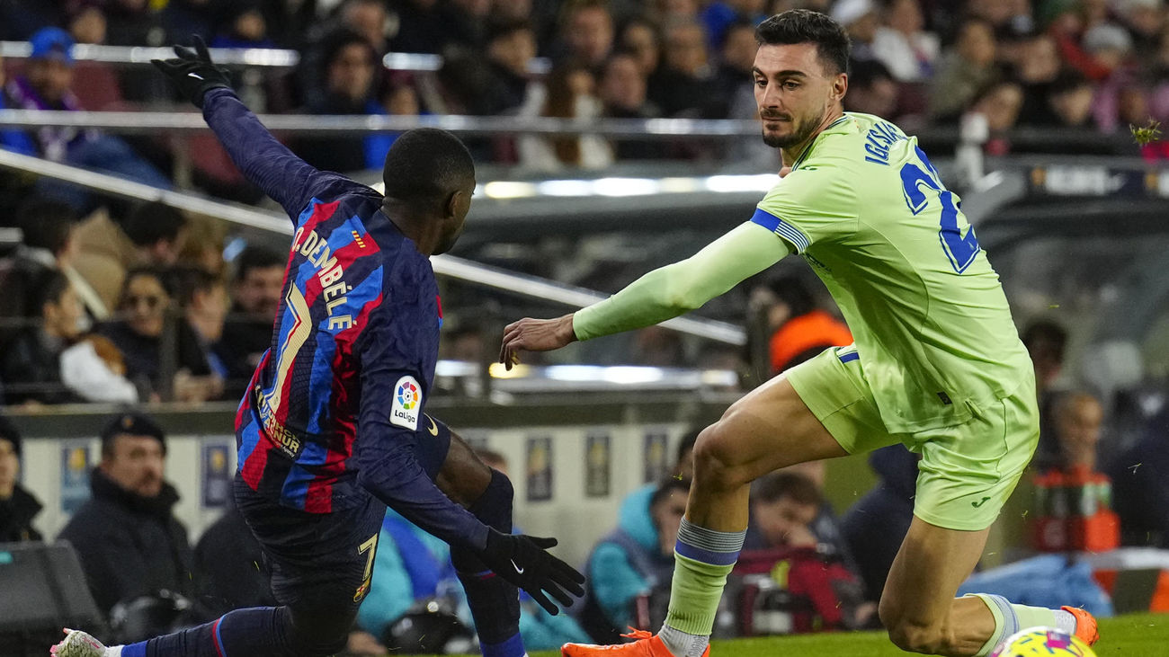 El Getafe planta cara al Barcelona pero se queda sin premio tras perder 1-0