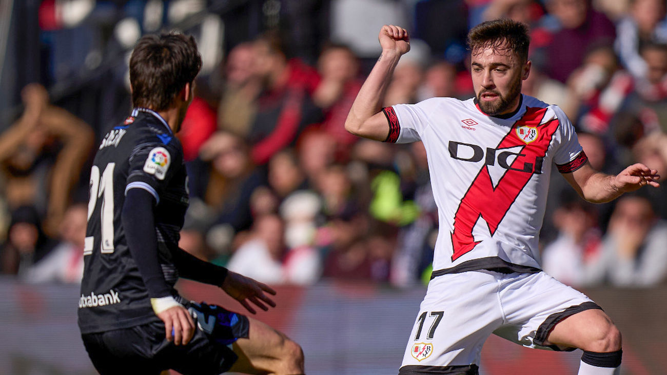 El Rayo Vallecano cae en Vallecas ante la Real Sociedad por  0-2