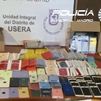 Requisan casi 13.000 piezas de móviles falsificadas en un taller de Usera