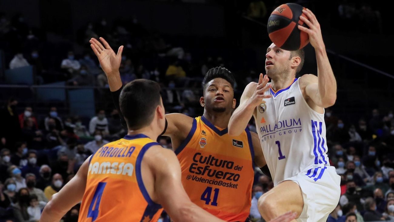 Real Madrid ante el Valencia, en los cuartos de Copa del Rey de baloncesto