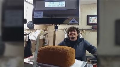 Croquetón en Vallecas: Pesa 7,600 kilos y se ha hecho en el Mercado de Numancia