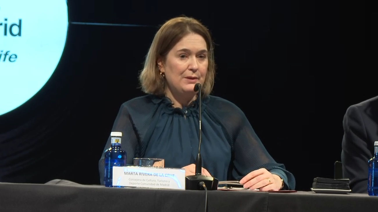 La consejera de  Cultura, Turismo y Deporte, Marta Rivera de la Cruz