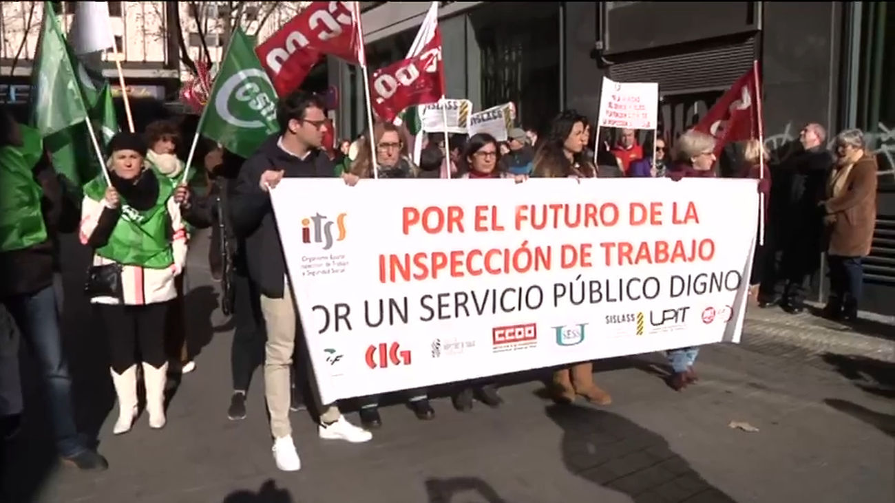 Los inspectores de Trabajo protestan contra el Gobierno por no reforzar su plantilla