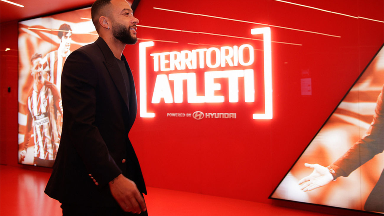 Memphis visita 'Territorio Atleti'