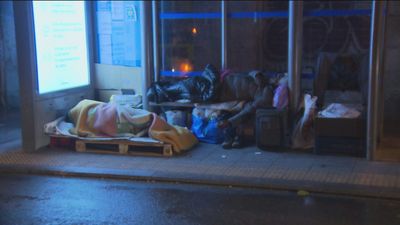 El frío nocturno, el mayor riesgo para las personas que duermen en la calle