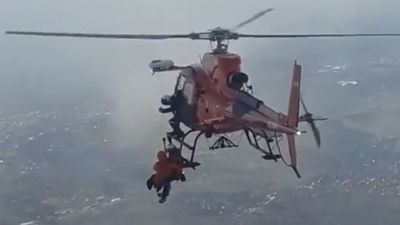 Rescatado en helicóptero un montañero tras fracturarse el tobillo en el pico de La Maliciosa