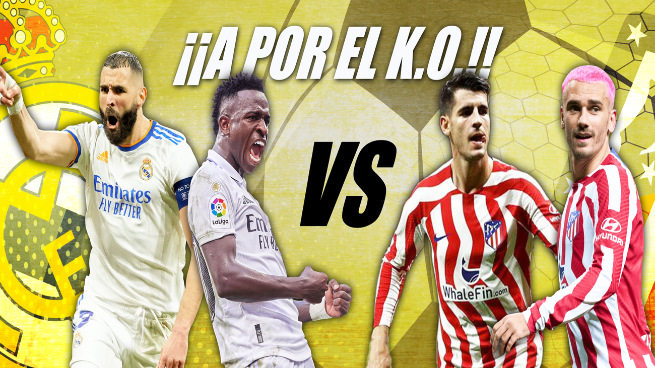 Real Madrid-Atlético de Madrid, todo o nada en la Copa del Rey