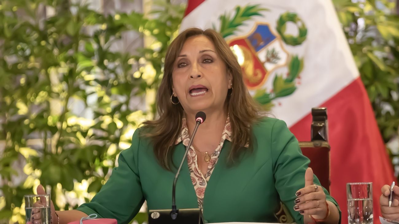 La presidenta de Perú, Dina Boluarte