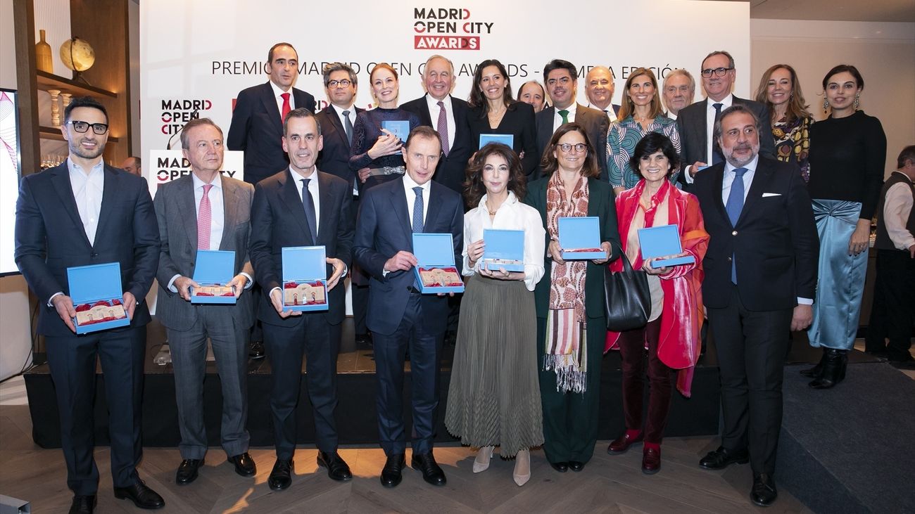 Premiados con los premios 'Madrid Open City Awards'
