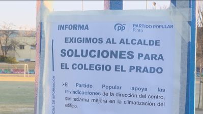 Al colegio con abrigo: la situación de unos escolares de Pinto