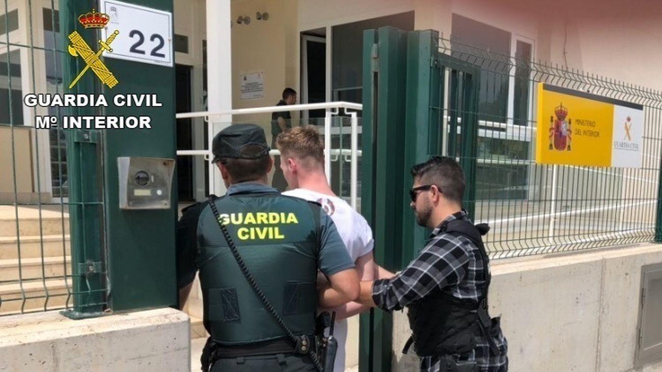 Detención de un turista británico en Magaluf, Islas Baleares