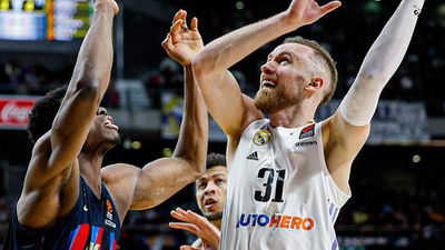 El Real Madrid se impone 91-86 al Barça  en la Euroliga
