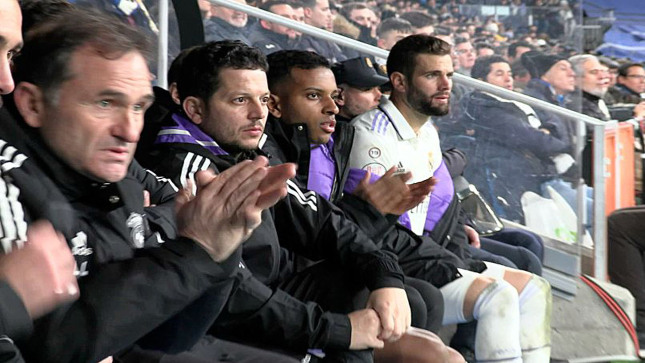 Así se vivieron los últimos minutos del derbi en el banquillo del Real Madrid