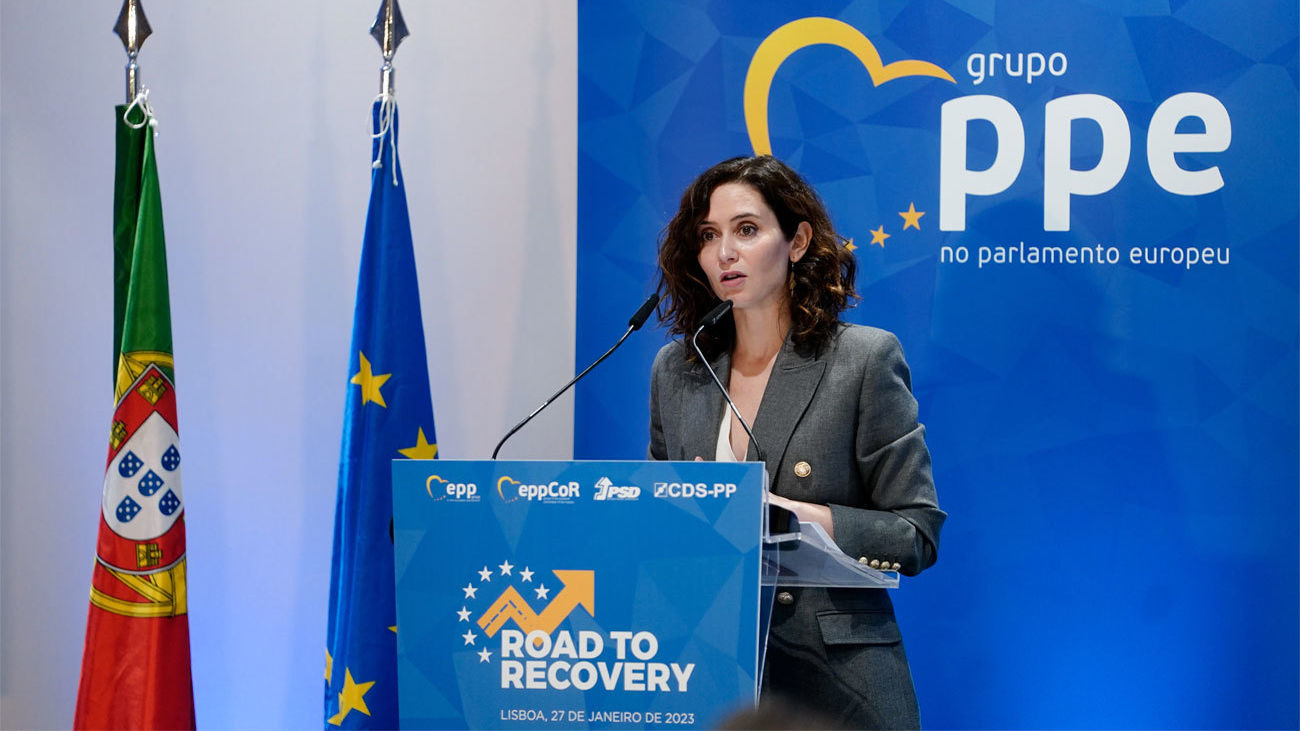 Ayuso dice que el Gobierno utiliza los fondos europeos de recuperación con interés electoral