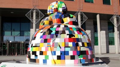 Alcobendas expone una nueva Menina en 3D de cerca de tres metros